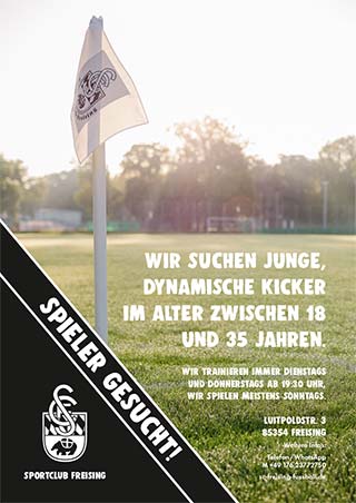 SC Freising Spieler gesucht